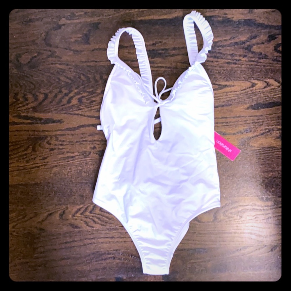 White Onepiece Swimsuit